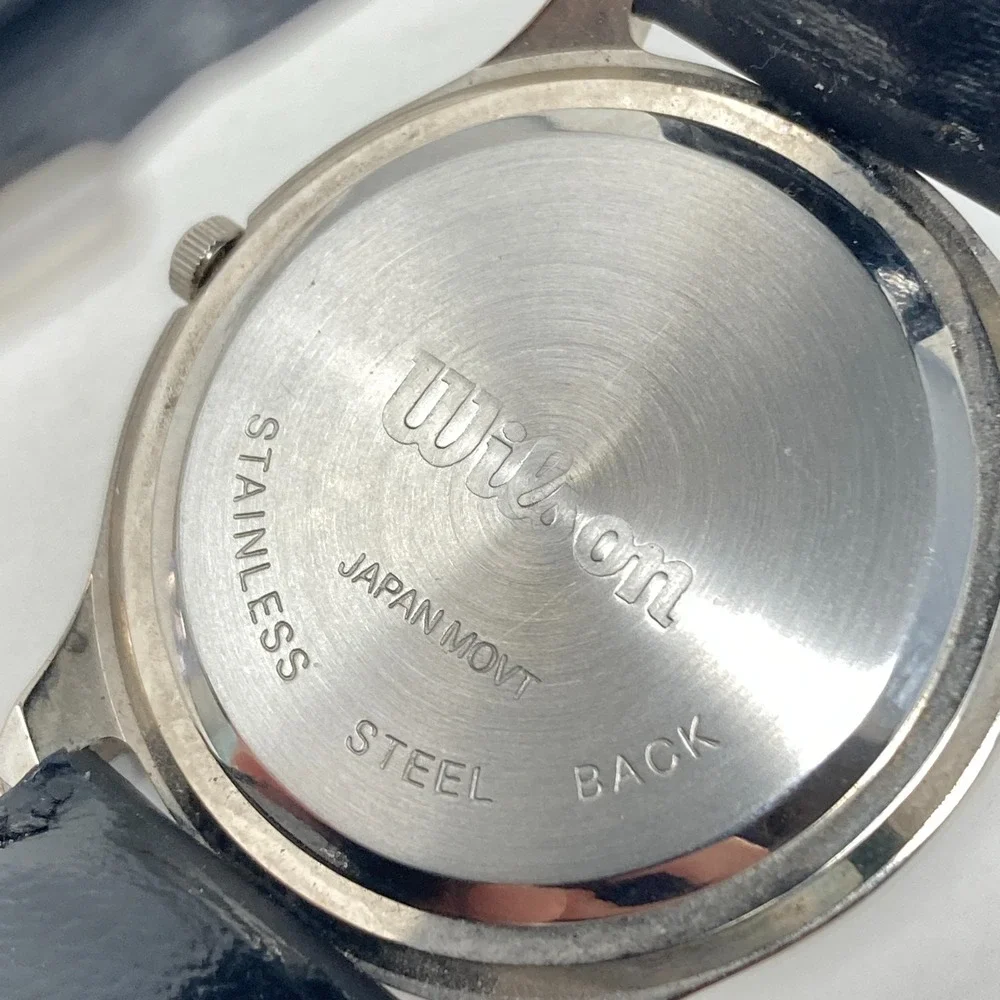 Vintage Wilson Michael Jordan Watch Men 39mm Silver Tone #23 New Battery